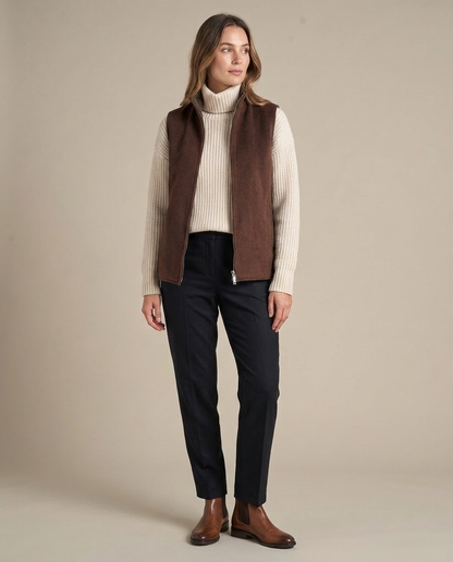 Reversible wool gilet hero