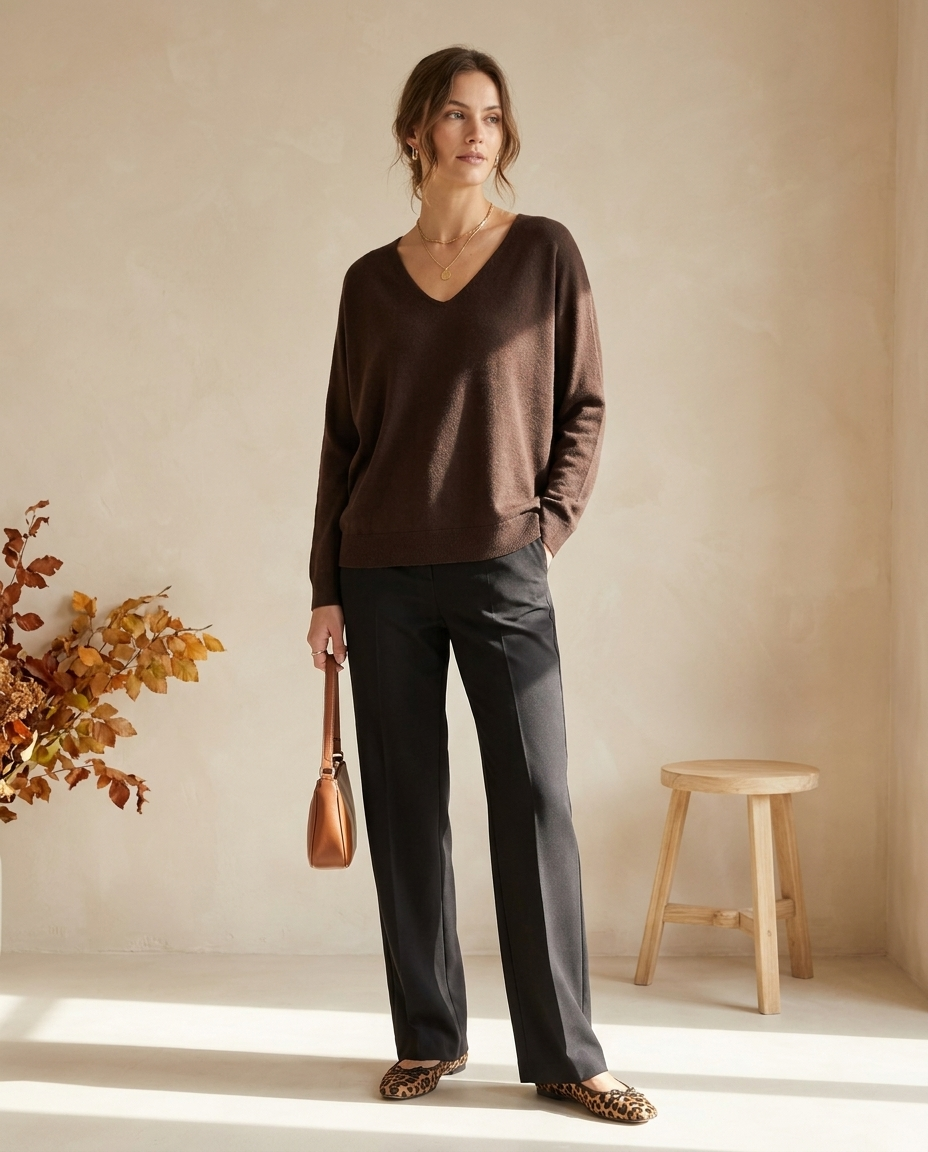 Sofie V-neck sweater hero