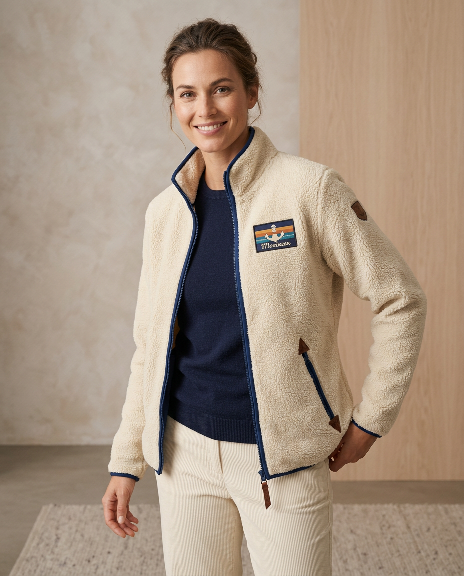 Liv teddy sherpa jacket hero
