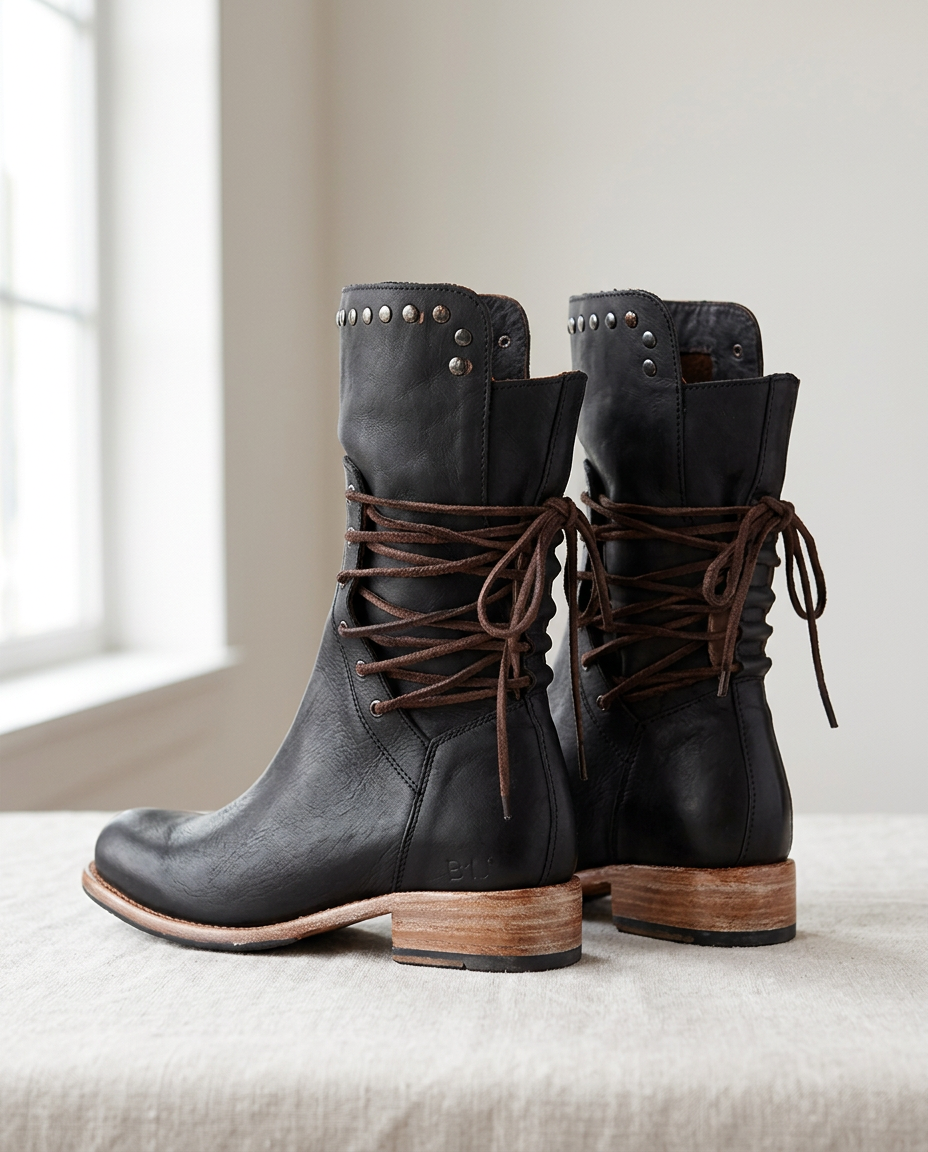 Tessa orthopedic lace-up ankle boots hero