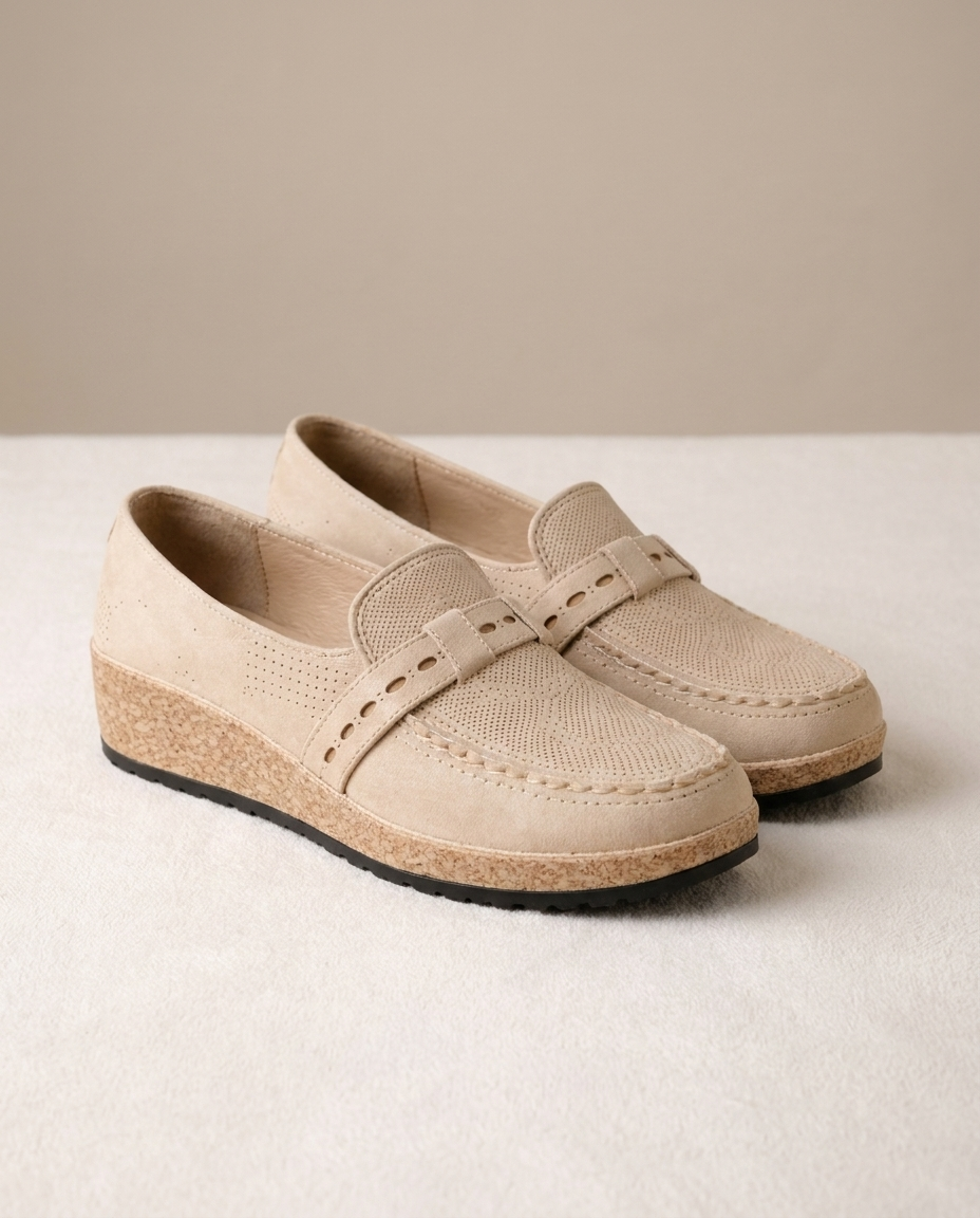 Orthopedic arch-support flats hero