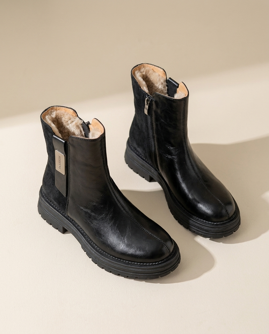 Chelsea boots dames gevoerd winterlaarzen – Romaccio