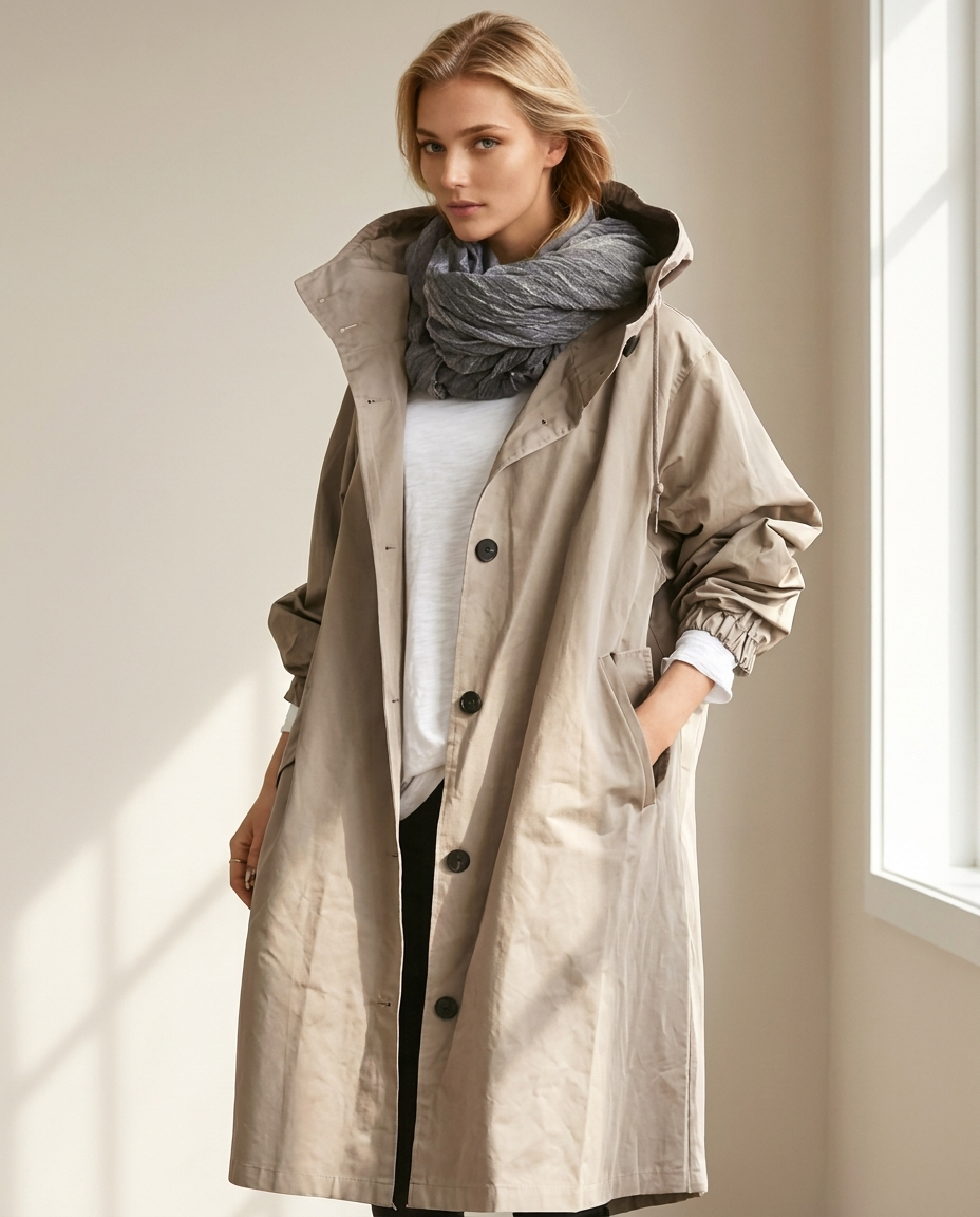 Trenchcoat dames oversized – Romaccio