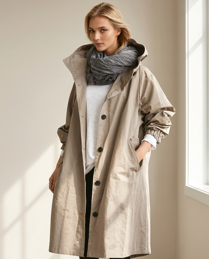 Trenchcoat dames oversized – Romaccio