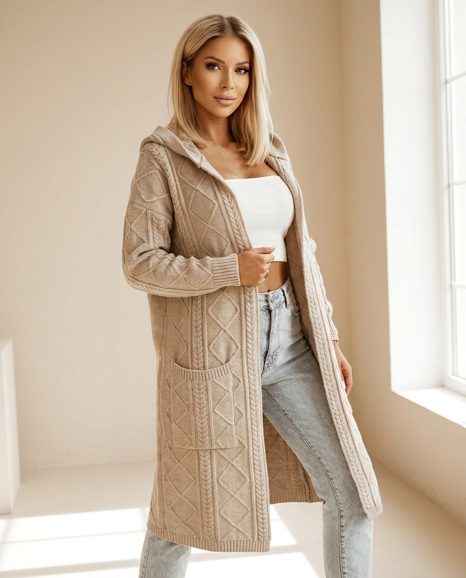 hooded cardigan hero