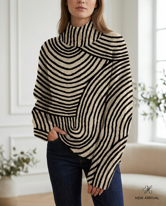 striped turtleneck sweater hero