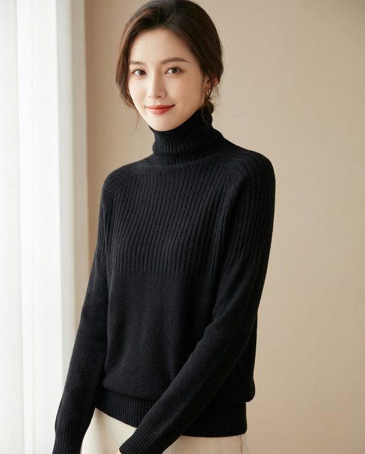 cashmere turtleneck sweater hero