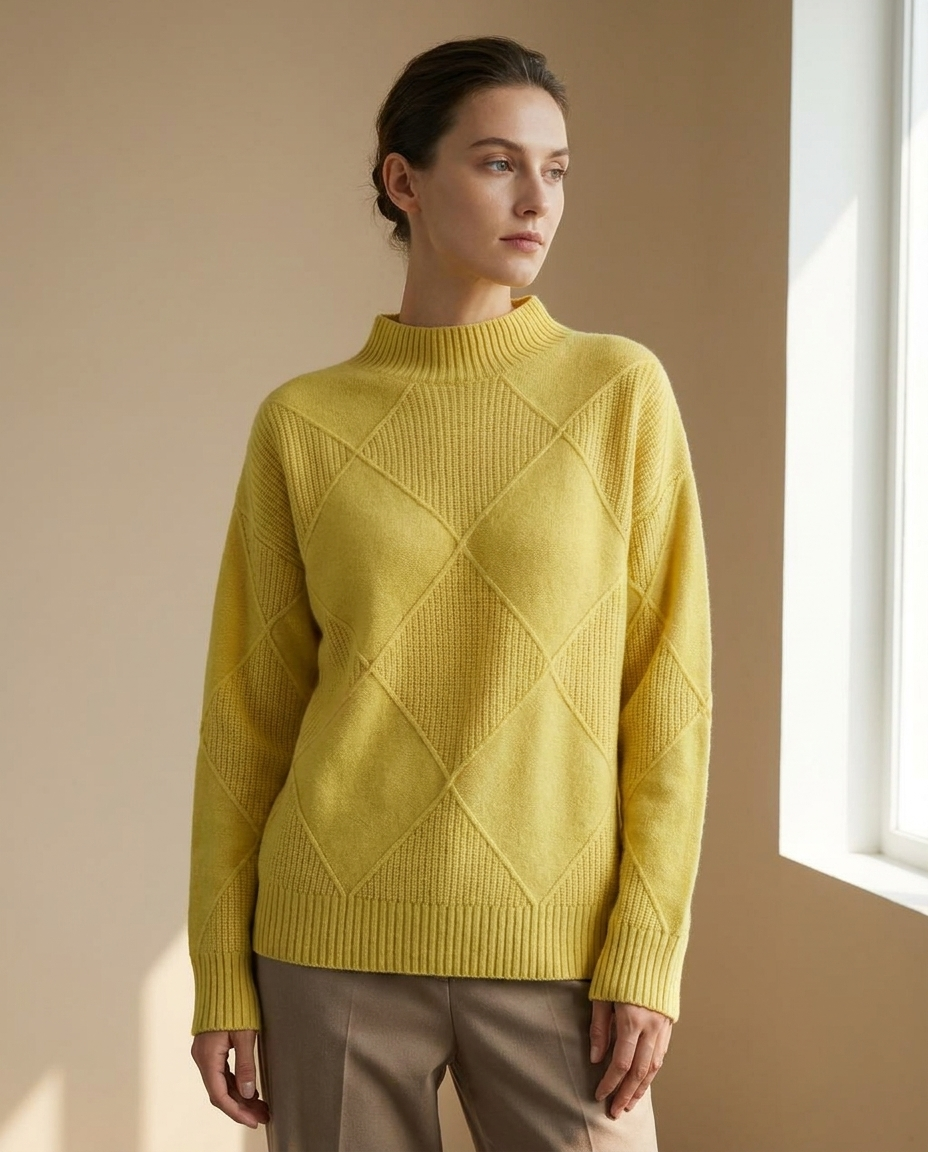 cashmere turtleneck sweater hero