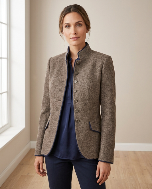 Wollen blazer dames getailleerd – Romaccio