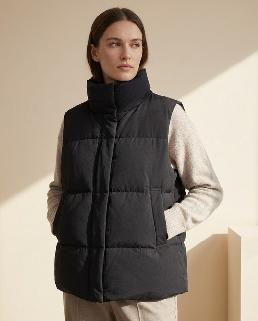 Bodywarmer dames gewatteerd donzen – Romaccio