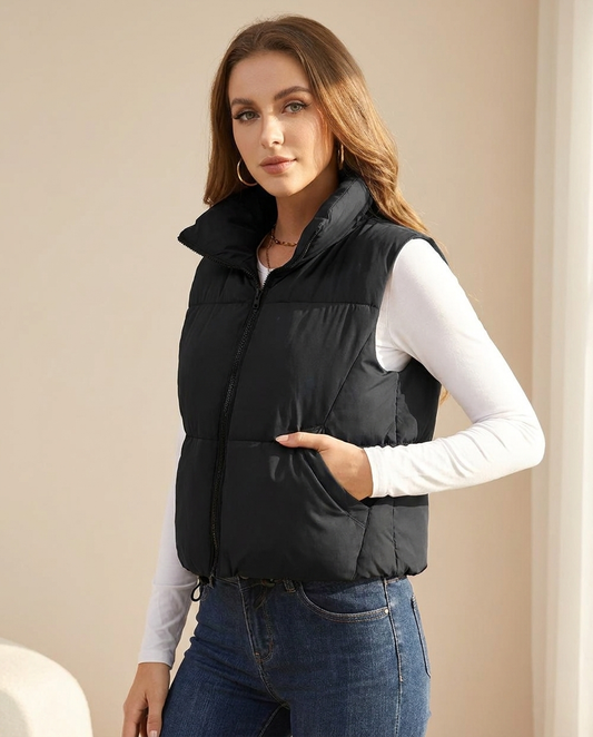 Bodywarmer dames kort cropped – Romaccio