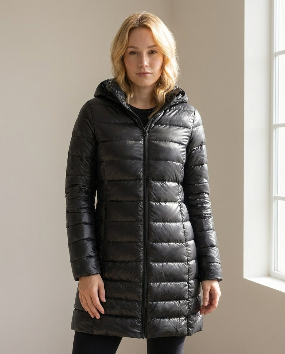 Ultralichte donsjas dames met capuchon – Romaccio