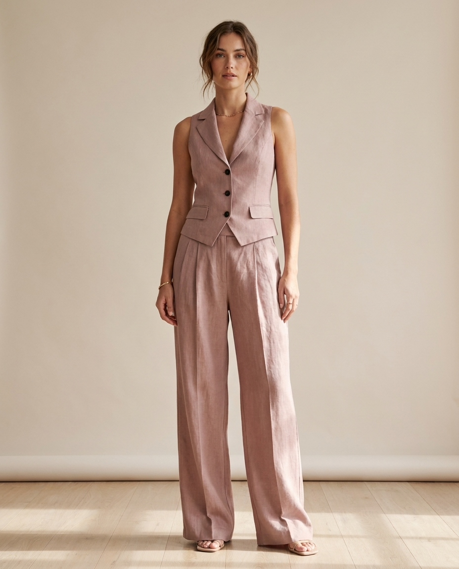 linen two-piece set hero