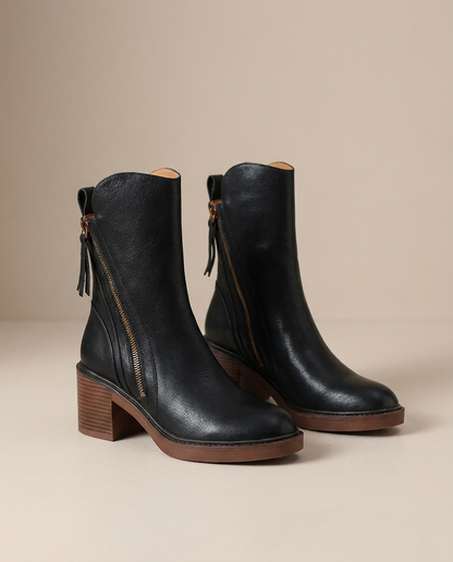 block heel ankle boots hero