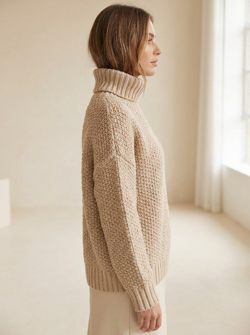 Coltrui dames grofgebreid oversized – Romaccio