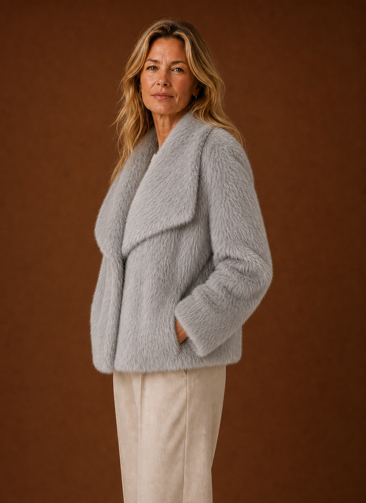 Jas dames in imitatiebont – afbeelding 16
