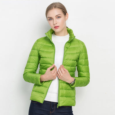 Waterdichte Donsjas Dames – Lichte Gewatteerde Winterjas, Compacte Puffer Jas
