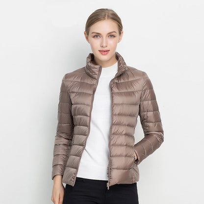 Waterdichte Donsjas Dames – Lichte Gewatteerde Winterjas, Compacte Puffer Jas