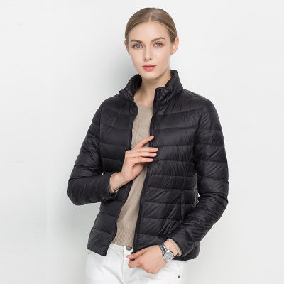Waterdichte Donsjas Dames – Lichte Gewatteerde Winterjas, Compacte Puffer Jas