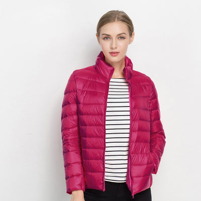 Waterdichte Donsjas Dames – Lichte Gewatteerde Winterjas, Compacte Puffer Jas
