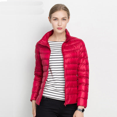 Waterdichte Donsjas Dames – Lichte Gewatteerde Winterjas, Compacte Puffer Jas