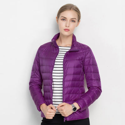 Waterdichte Donsjas Dames – Lichte Gewatteerde Winterjas, Compacte Puffer Jas