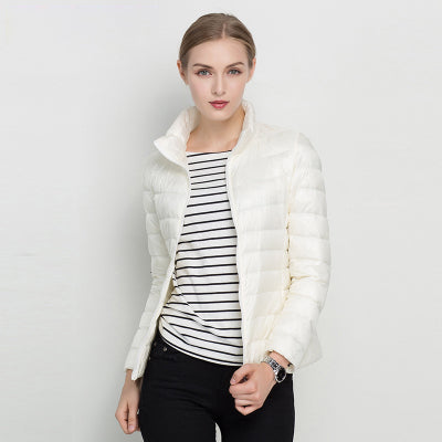 Waterdichte Donsjas Dames – Lichte Gewatteerde Winterjas, Compacte Puffer Jas