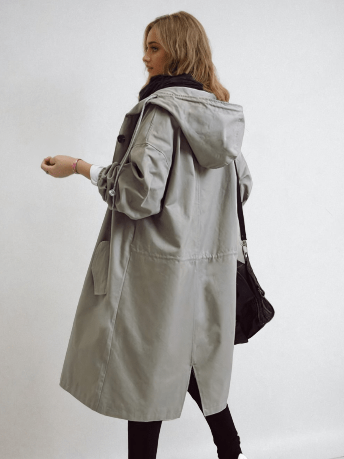 Trenchcoat Dames Oversized – Lange Overjas met Knopen