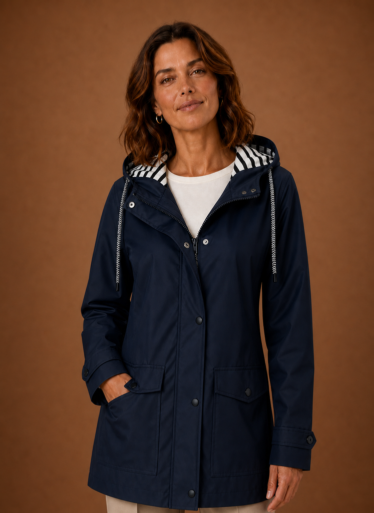Trenchcoat dames met capuchon – afbeelding 5