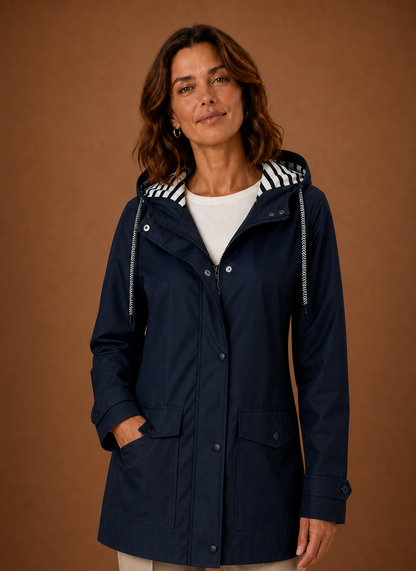 Trenchcoat dames met capuchon – afbeelding 5
