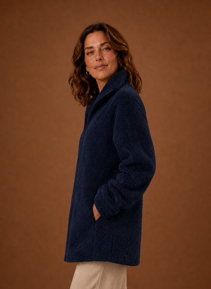 Fleece sherpa jas dames – afbeelding 7