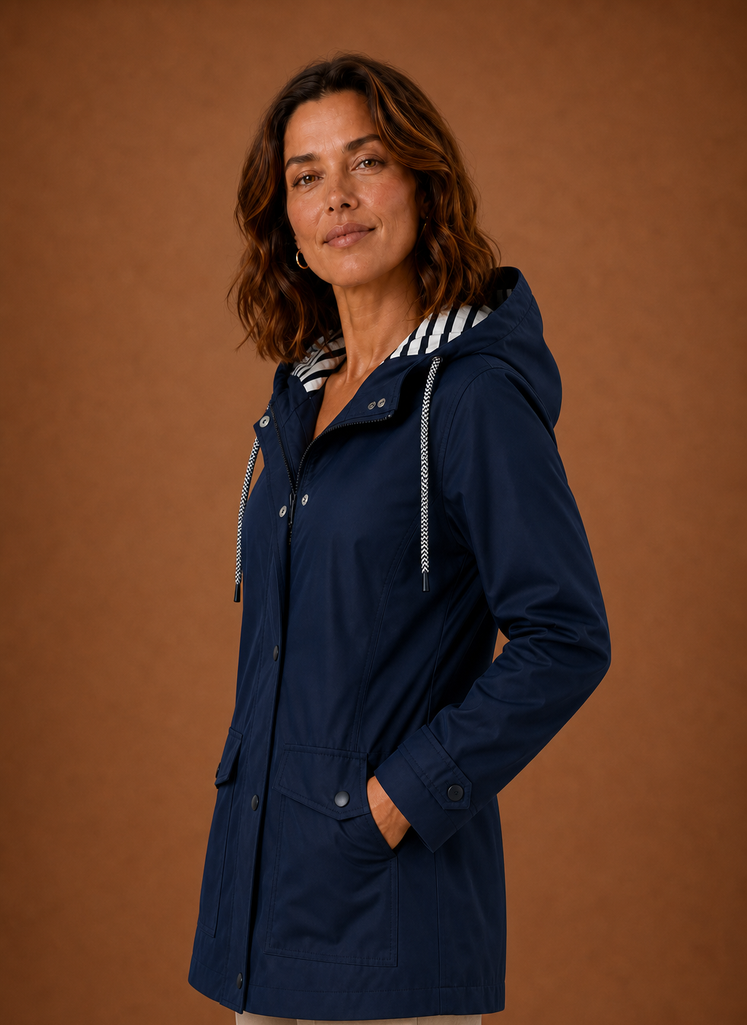 Trenchcoat dames met capuchon – afbeelding 6