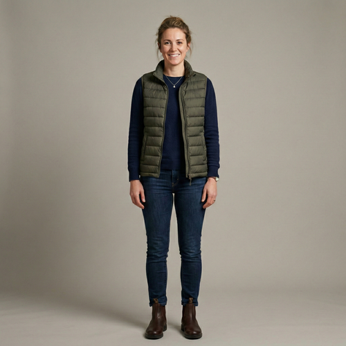 Bodywarmer Dames – Moderne Gewatteerde Bodywarmer met Rits