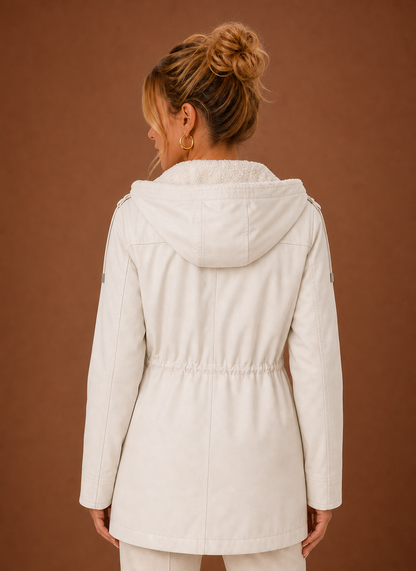 Lange parka dames met fleecevoering – afbeelding 14