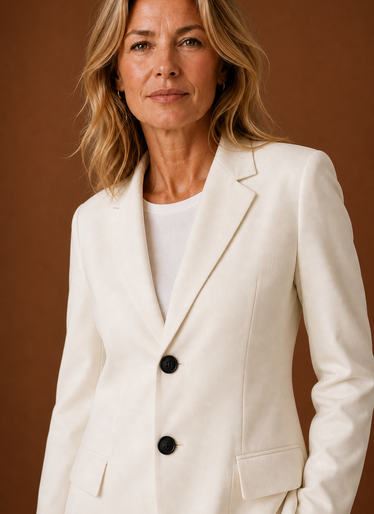 Lange getailleerde blazer dames – afbeelding 2