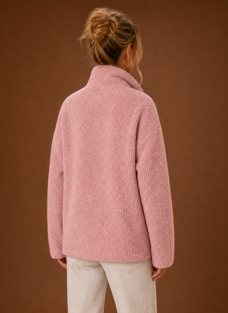 Sherpa teddy jas dames – afbeelding 7