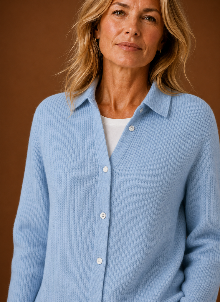 Klassiek gebreid vest dames – afbeelding 12