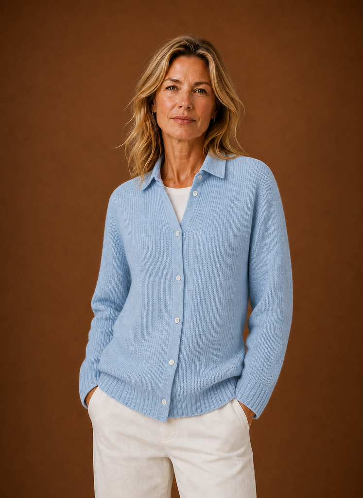Klassiek gebreid vest dames – afbeelding 9