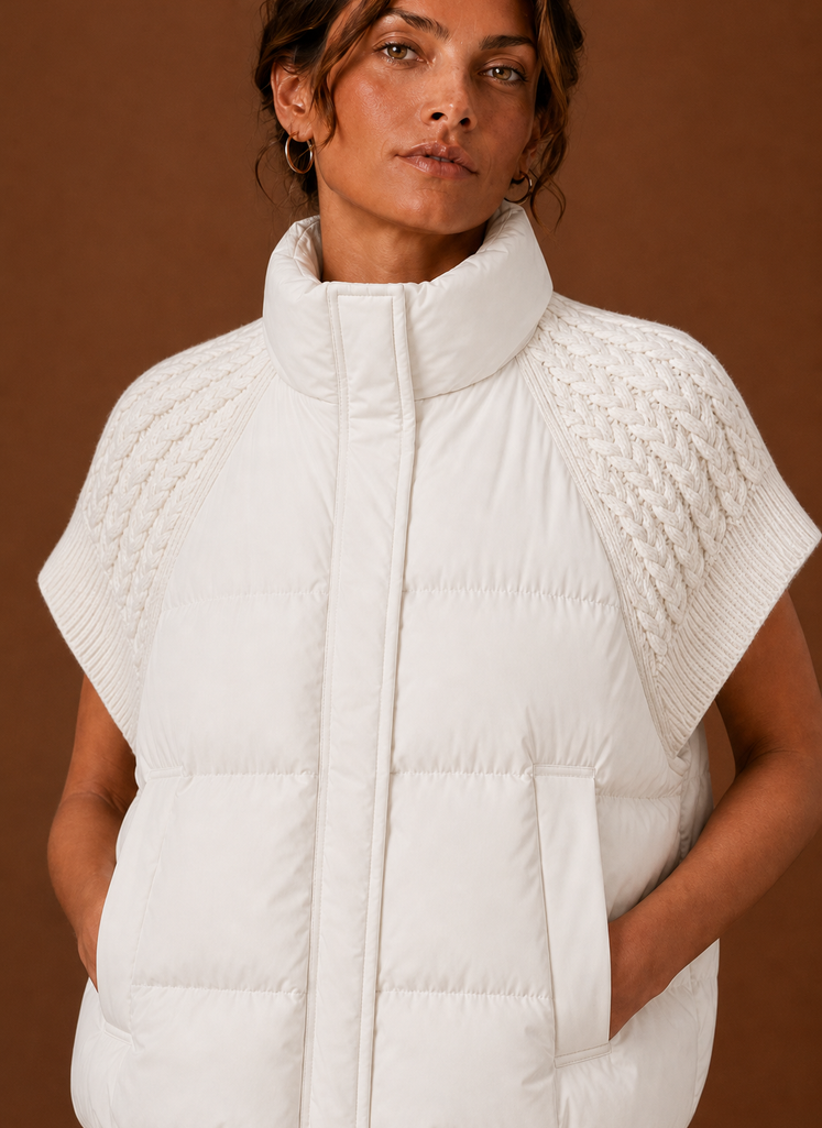 Gewatteerde bodywarmer dames – afbeelding 10