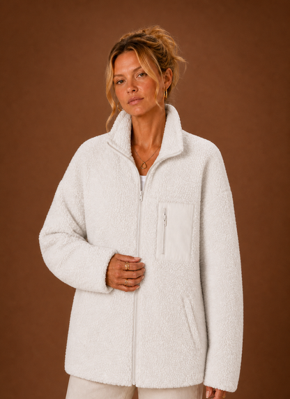 Sherpa teddy jas dames – afbeelding 13