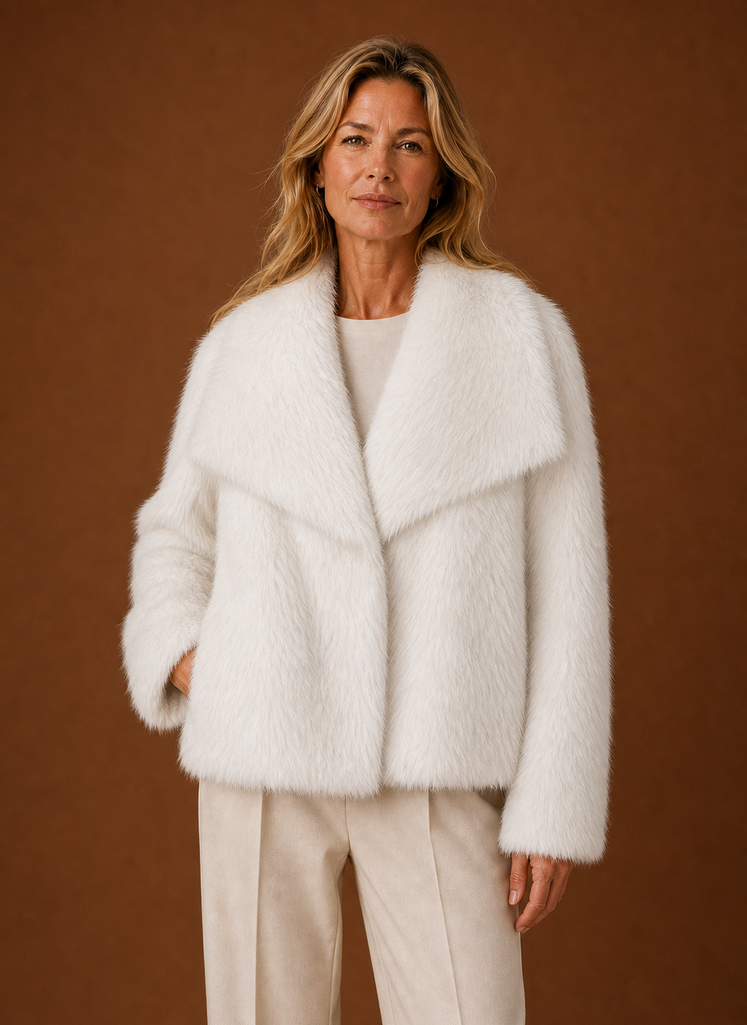 Jas dames in imitatiebont – afbeelding 9
