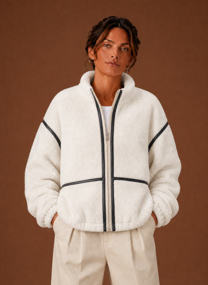 Teddy jas dames in sherpa – afbeelding 9