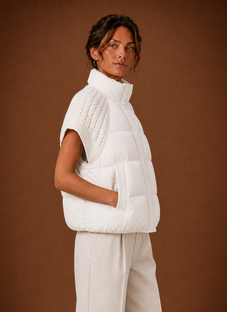 Gewatteerde bodywarmer dames – afbeelding 11