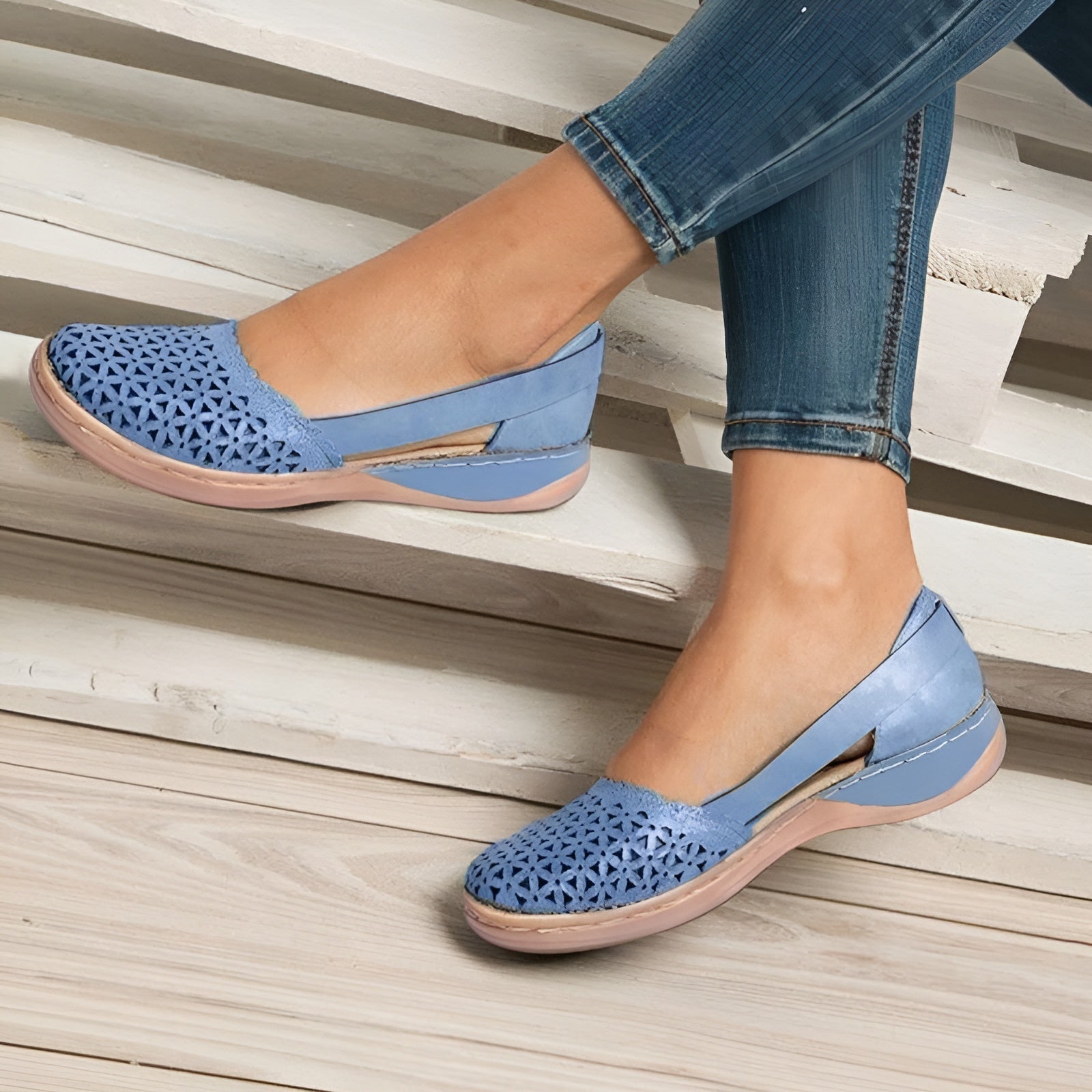 WOMEN'S ORTHOPEDIC COMFORT FLAT SHOES