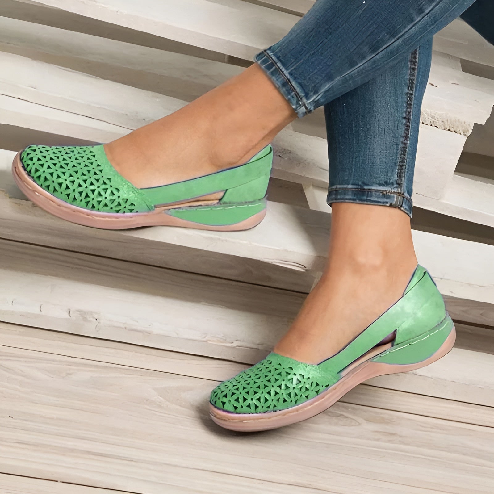 WOMEN'S ORTHOPEDIC COMFORT FLAT SHOES